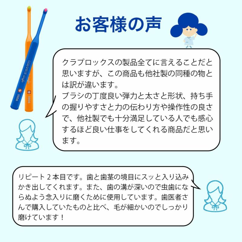 歯ブラシ C シングル歯ブラシ CS1006 1本 | クラプロックス オンラインショップ